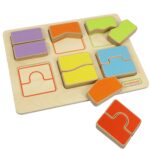 Tablica edukacjna sorter dopasowanie kształty i kolory, zabawka dla dzieci, Masterkidz