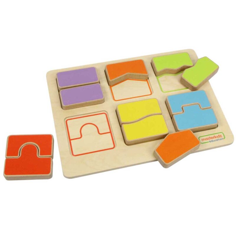 Tablica edukacjna sorter dopasowanie kształty i kolory, zabawka dla dzieci, Masterkidz