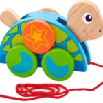 Zestaw do ciągnięcia żółwik, zabawka dla dzieci, Viga