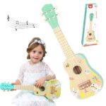 Drewniane ukulele gitara dla dzieci 3+, zabawka dla dzieci, Tooky Toy