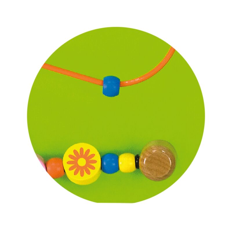 Tablica edukacyjna manipulacyjna sensoryczna drewniana Viga Toys krokodyl certyfikat FSC Montessori, zabawka dla dzieci