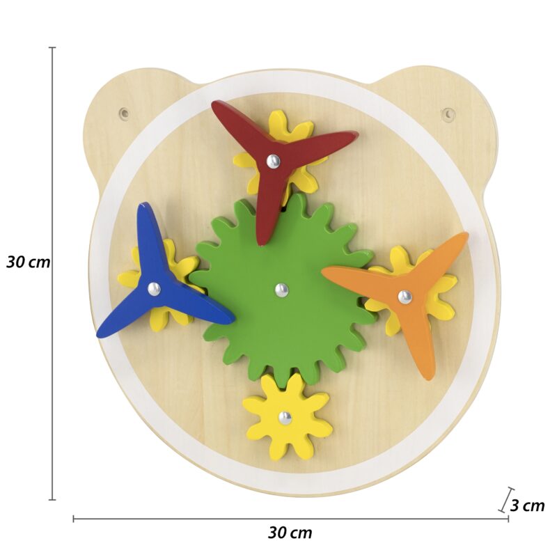 Drewniana tablica wiatraczki certyfikat FSC Montessori, zabawka dla dzieci, Viga