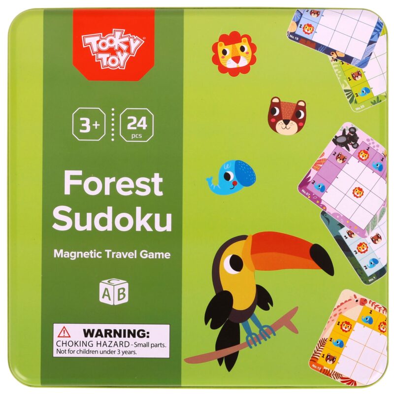 Gra sudoku dla dzieci wersja las, zabawka dla dzieci, Tooky Toy