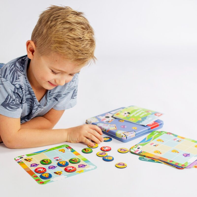 Gra sudoku dla dzieci wersja farma, zabawka dla dzieci, Tooky Toy