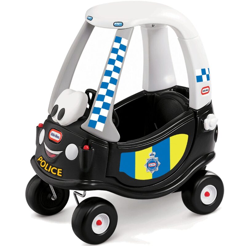 Jeździk patrol policji samochód cozy coupe radiowóz, zabawka dla dzieci, Little Tikes