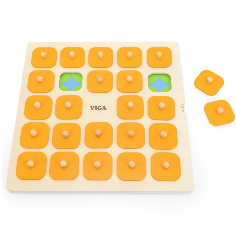 Memory gra pamięciowa zgadnij obrazki 10 kart Montessori duża, zabawka dla dzieci, Viga