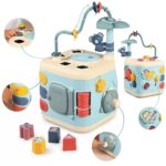 Little sensoryczna kostka aktywności dla dzieci sorter labirynt 13w1, zabawka dla dzieci, Smoby