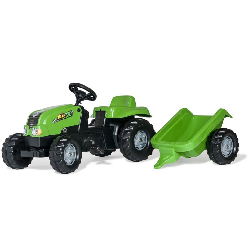 Traktor na pedały z przyczepką rollykid-x, zabawka dla dzieci, Rolly Toys