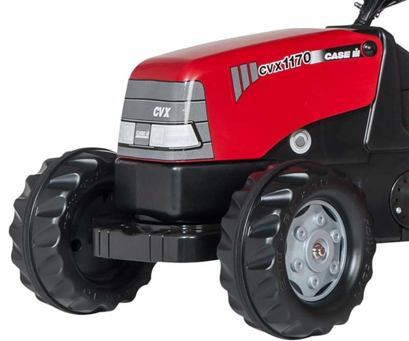 Rolykid traktor na pedały Case z przyczepką, zabawka dla dzieci, Rolly Toys