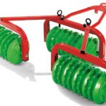 Brona talerzowa walec cambrigde przyczepa do traktora, zabawka dla dzieci, Rolly Toys
