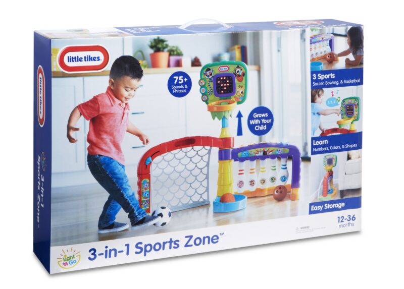 Interaktywne centrum sportowe 3w1, zabawka dla dzieci, Little Tikes