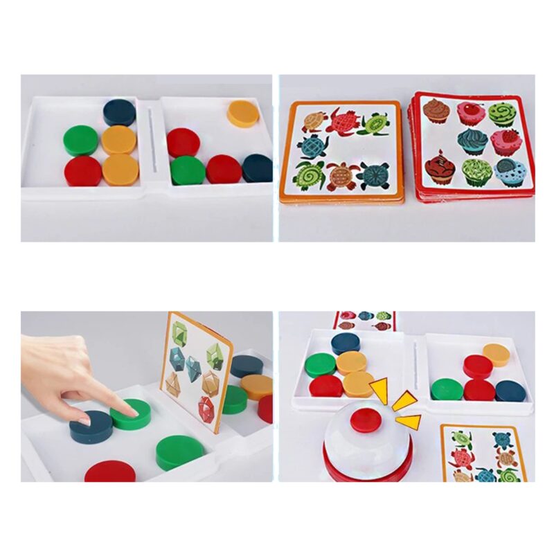 Gra logiczna układanka wzorów puck puzzle 3+, zabawka dla dzieci, Woopie