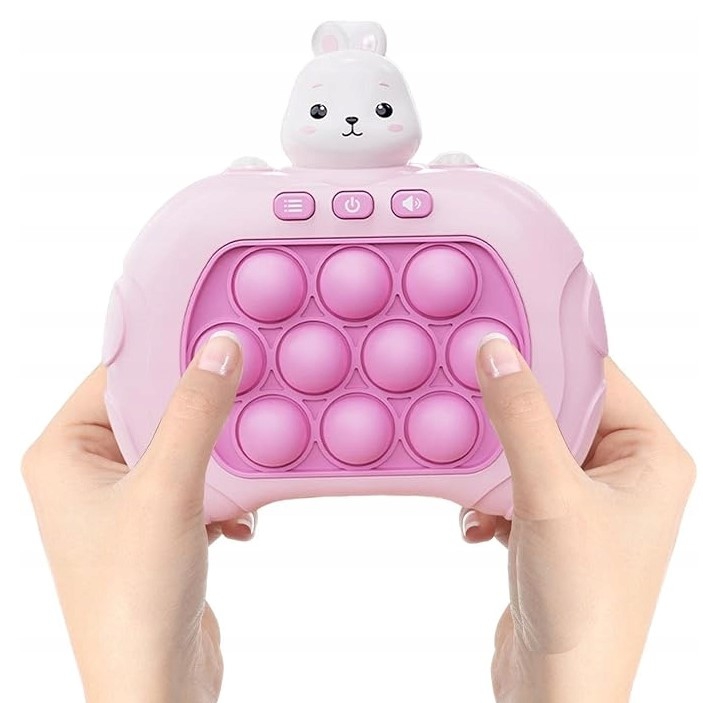 Gra pop it interaktywna antystresowa zręcznościowa królik, zabawka dla dzieci, Woopie