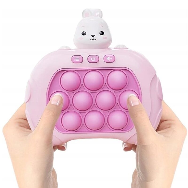 Gra pop it interaktywna antystresowa zręcznościowa królik, zabawka dla dzieci, Woopie