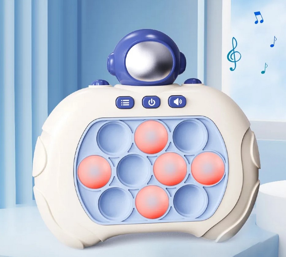 Gra pop it interaktywny antystresowa zręcznościowa astronauta, zabawka dla dzieci, Woopie