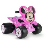 Quad Myszka Minnie 6v różowy do 25 kg, zabawka dla dzieci, INJUSA