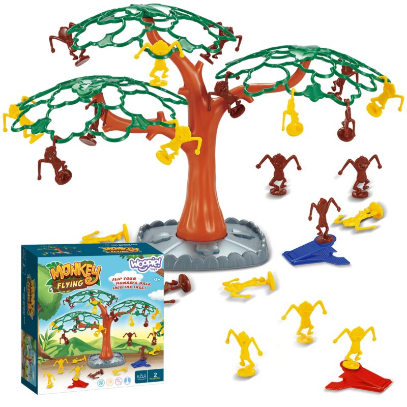 Gra zręcznościowa latające małpki, zabawka dla dzieci, Woopie