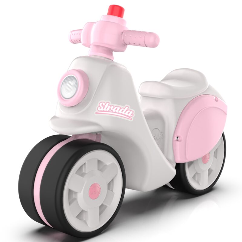 Jeździk scooter strada retro dla dziewczynki ciche opony od 1 roku, zabawka dla dzieci, FALK