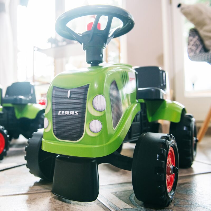 Traktorek baby Claas zielony z przyczepką + akc. od 1 roku, zabawka dla dzieci, FALK
