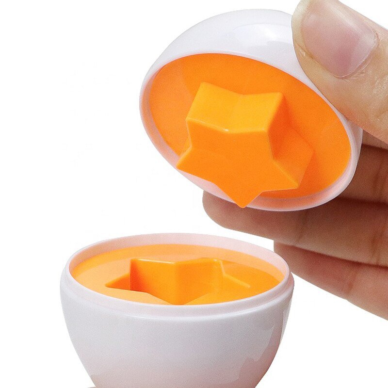 Układanka jajka Montessori - dopasuj kształty i kolory, zabawka dla dzieci, Woopie