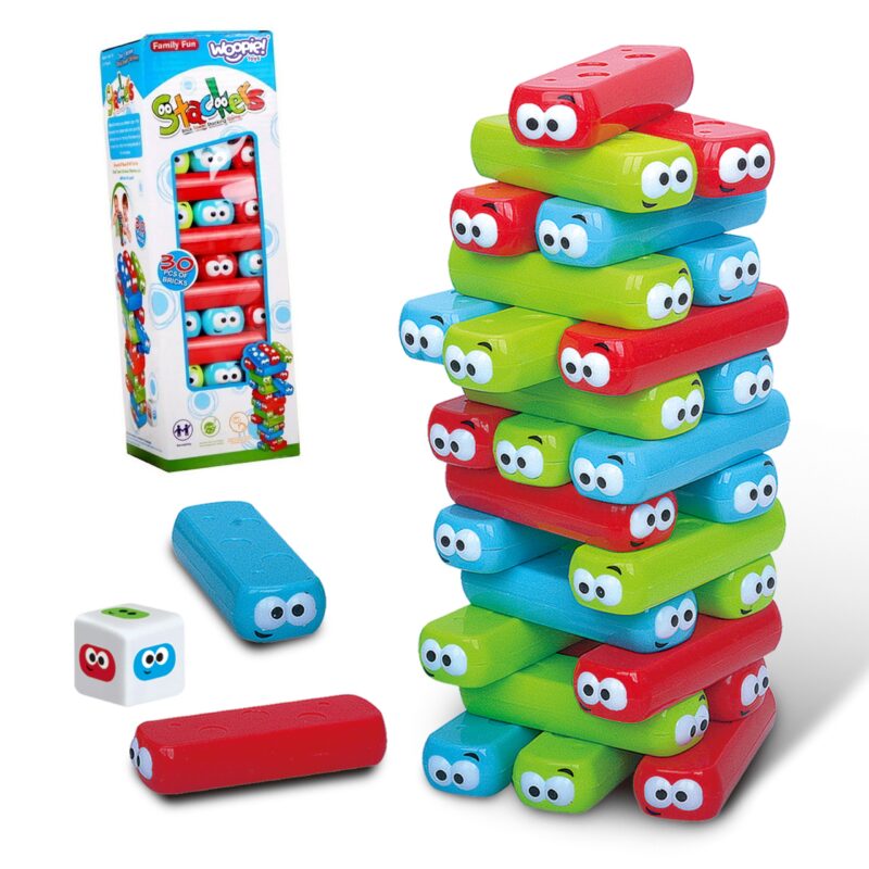 Układanka wieża robaczków gra zręcznościowa 4+, zabawka dla dzieci, Woopie